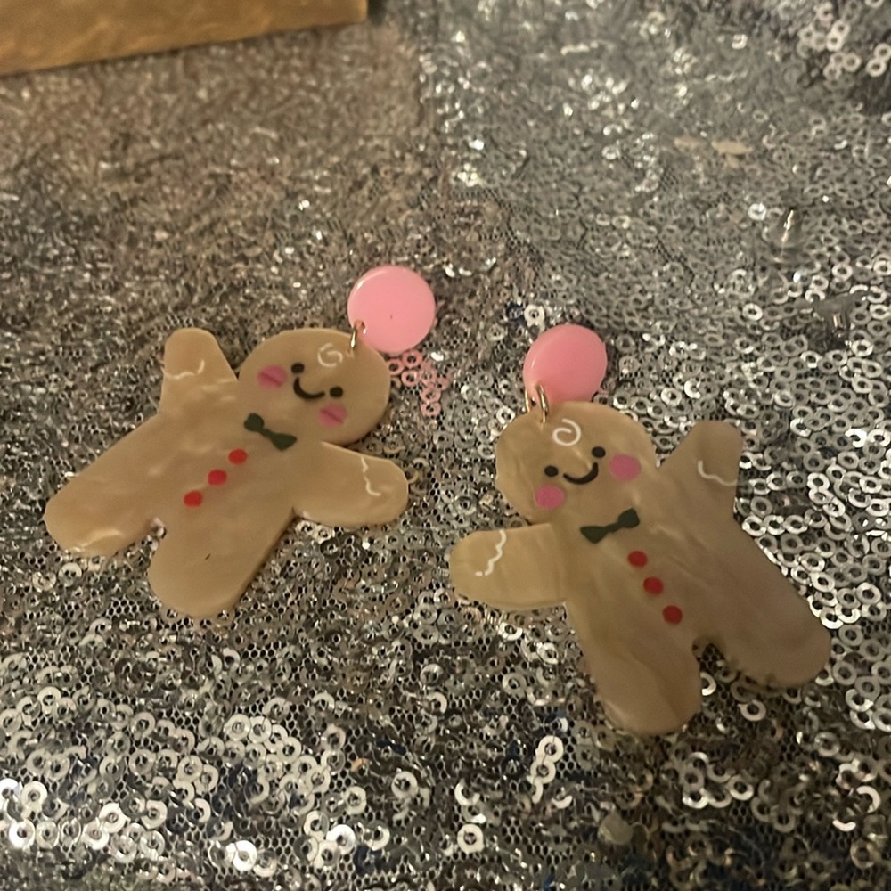 Adorable Gingerbread Earrings